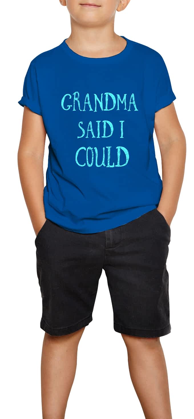Grandma said i could t shirt clearance