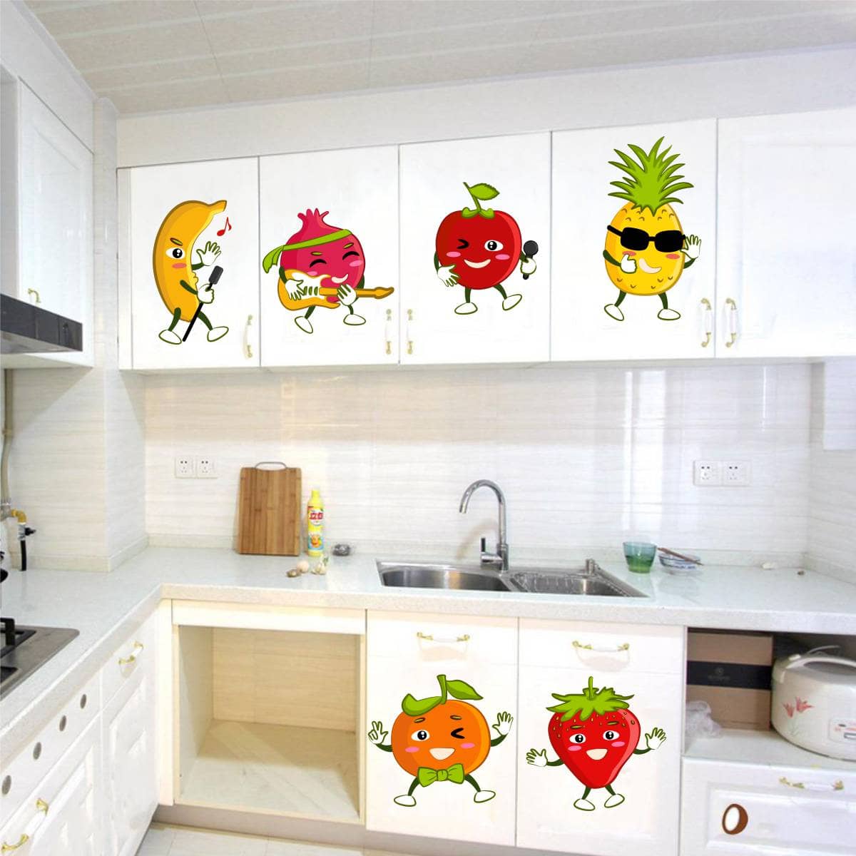 Fruits Cartoon Wall Sticker | Rawpockets