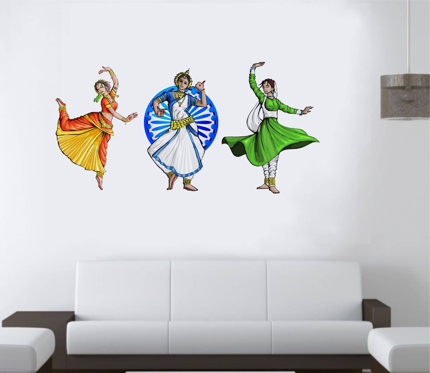 classical dance wall painting